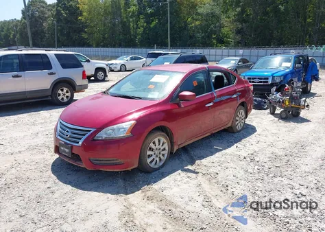 2013 Nissan Sentra Sv из США, поврежденный, VIN 3N1AB7AP7DL731233